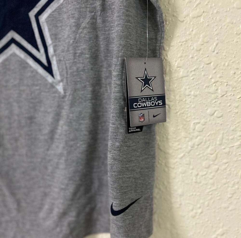 Nike Dallas Cowboys Women's Star Graphic Tank Top Grey Size XL - Picture 3 of 5
